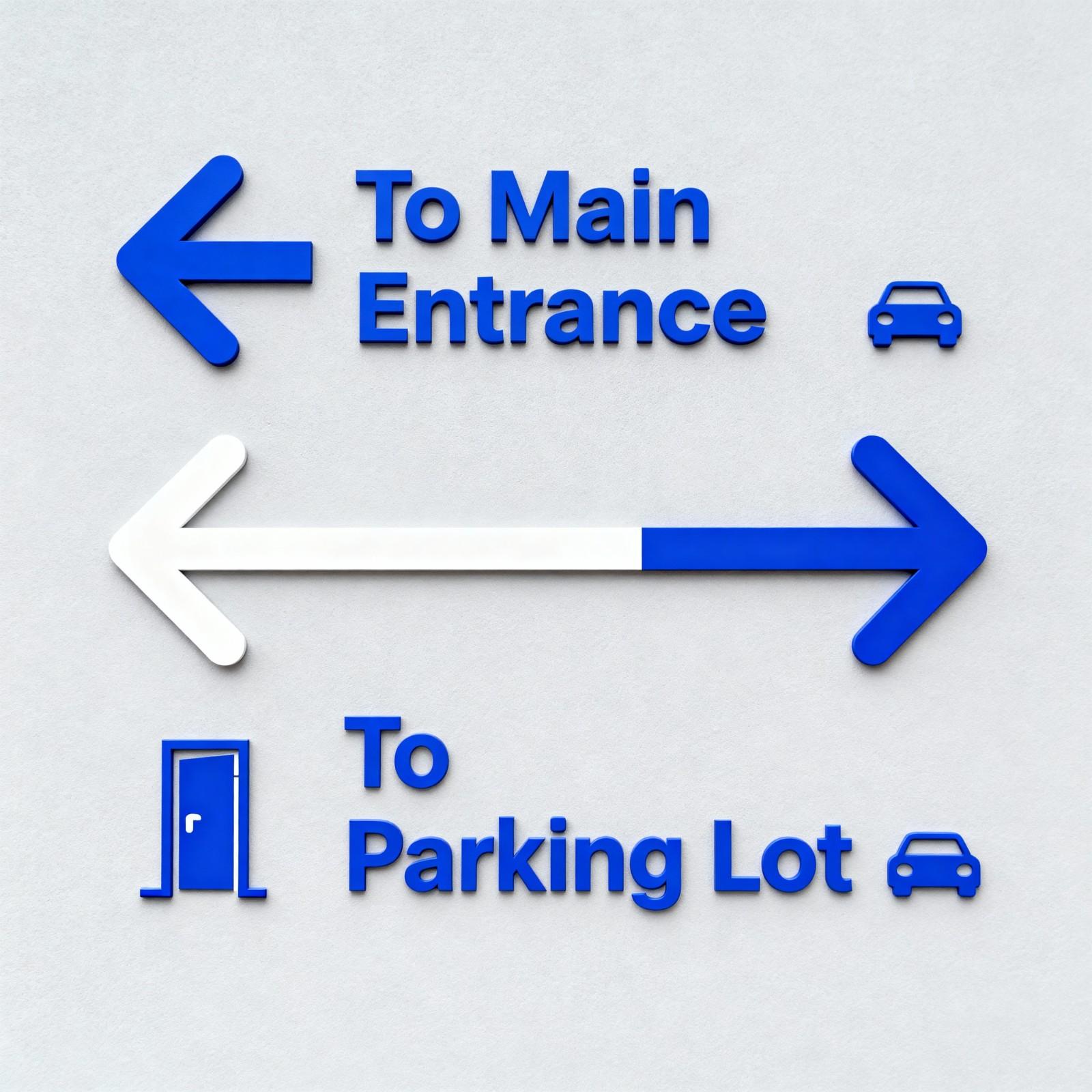 Directional Signs — Design 02